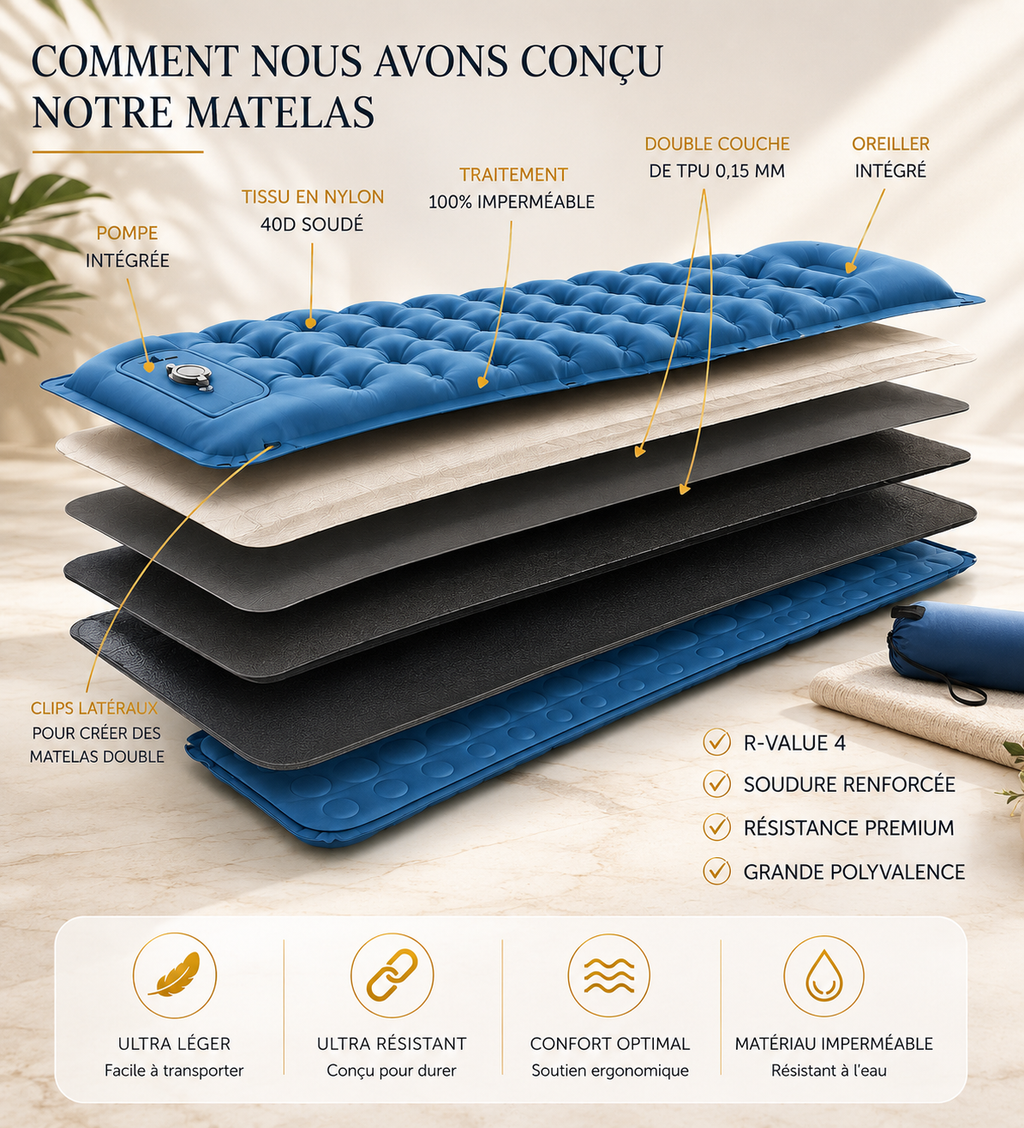 HALTE™ - Le confort s’emporte partout.