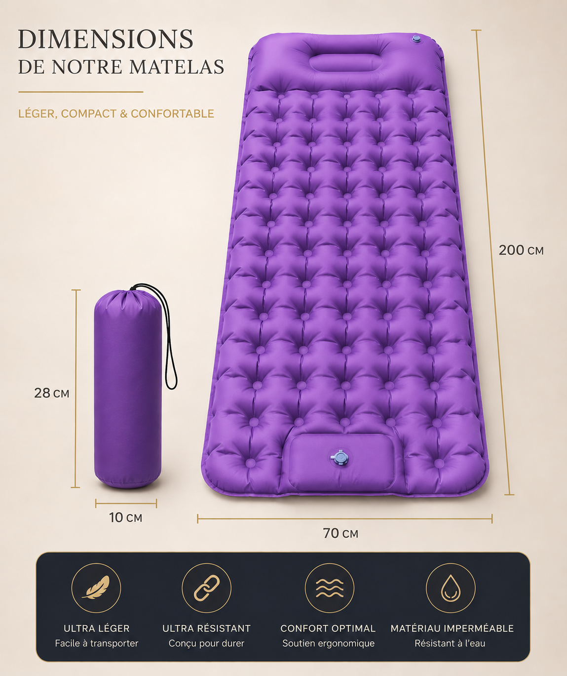 HALTE™ - Le confort s’emporte partout.
